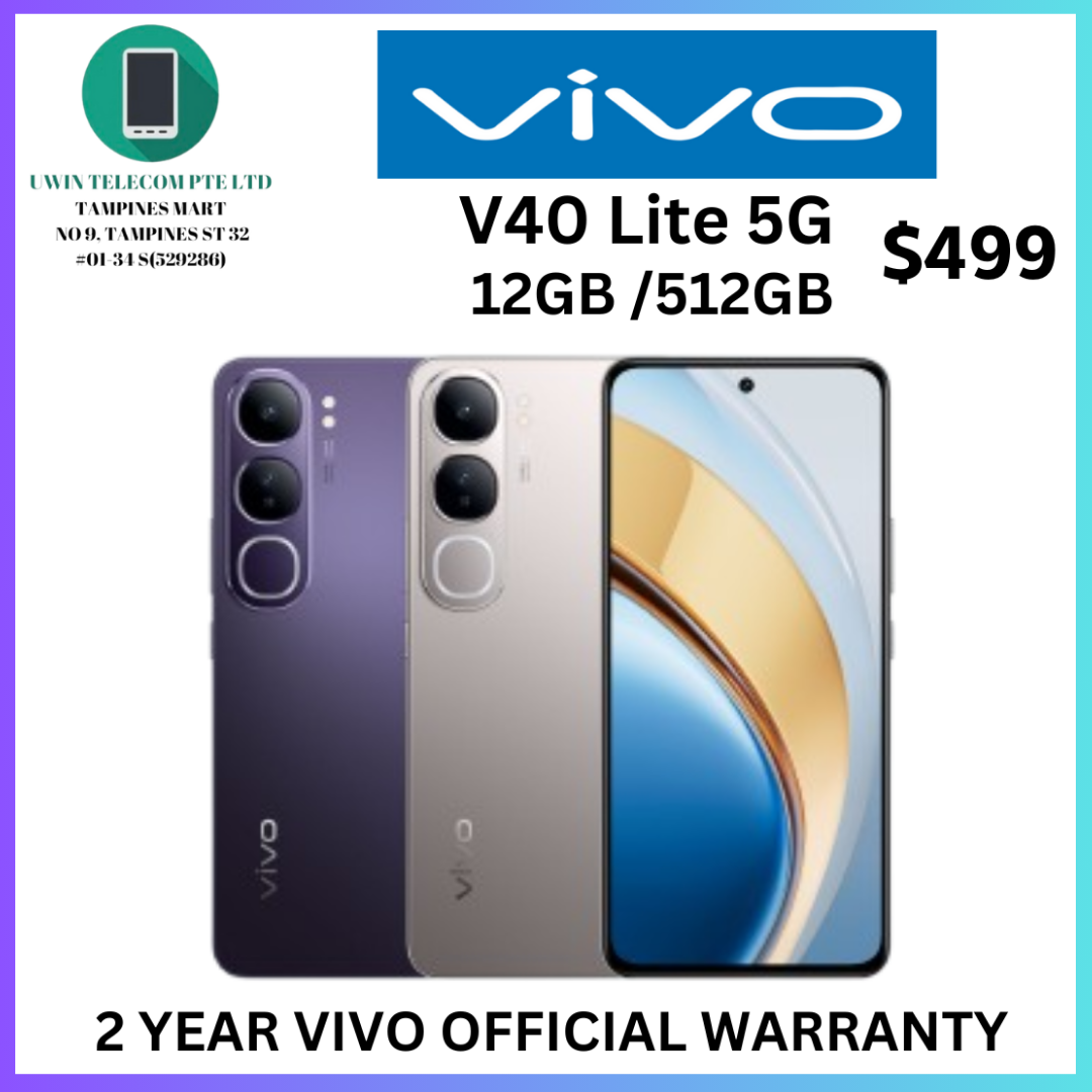 VIVO V40 LITE 5G 12GB RAM/ 512GB ROM
