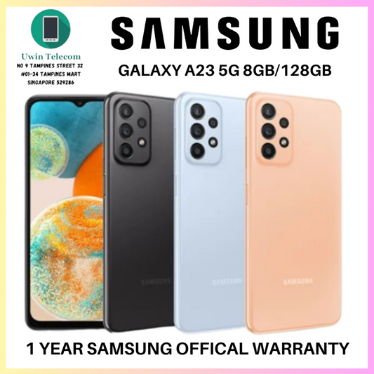 Samsung A23 5G | 8GB RAM + 128GB Storage | 2.2GHz Processor