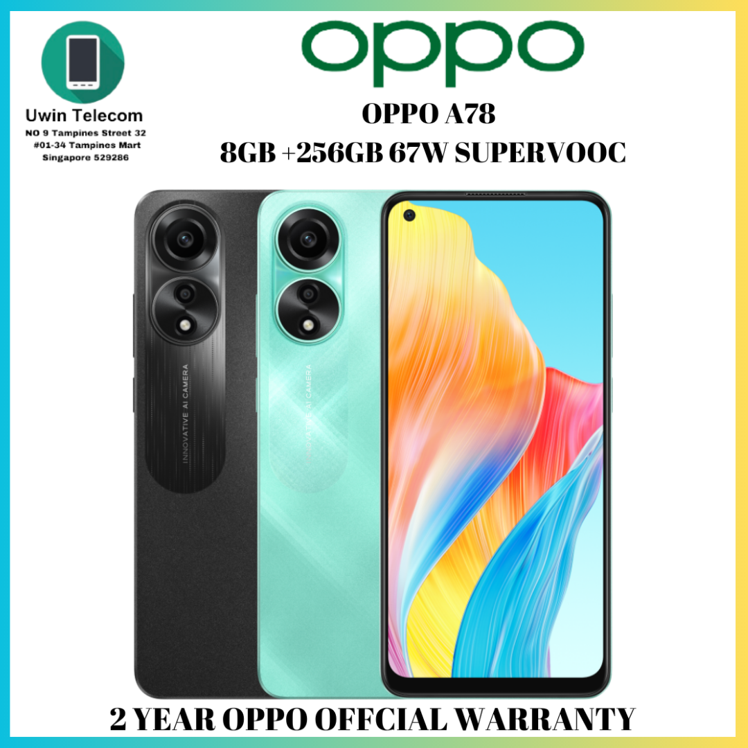 OPPO A78 | Sleek Design, Powerful Performance - Singapore