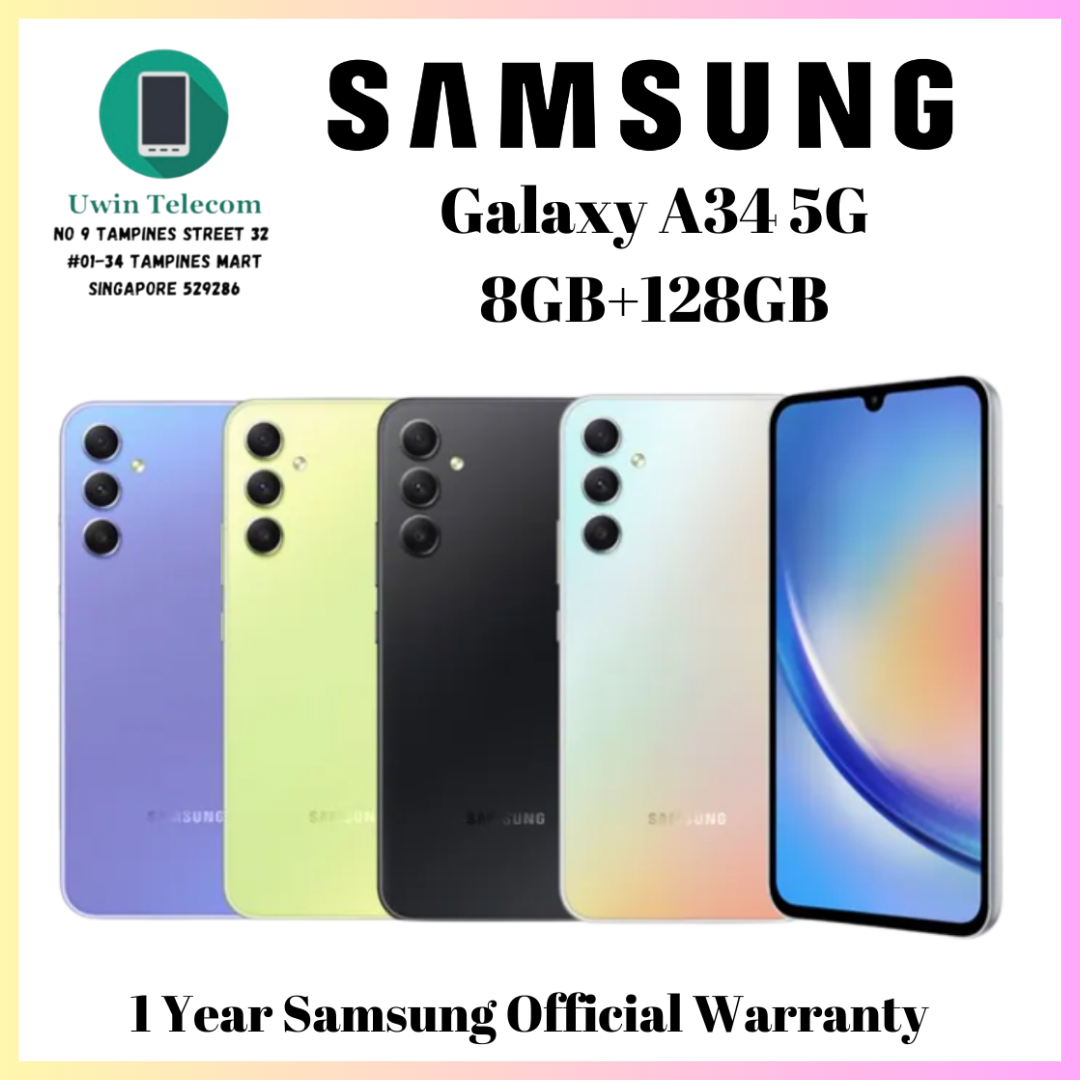 Samsung A34 5G | 8GB RAM + 128GB Storage | Unleash Next-Ge