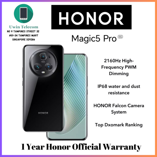 Honor Magic 5 Pro 5G | 12GB+512GB | Premium - Singapore