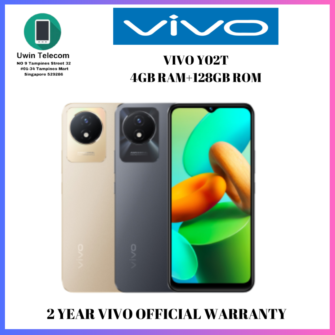 VIVO Y02T 4GB+128GB | Helio P35 | Reliable Performance