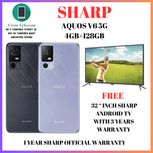 SHARP AQUOS V6 5G 4GB+128GB | Fast Connectivity