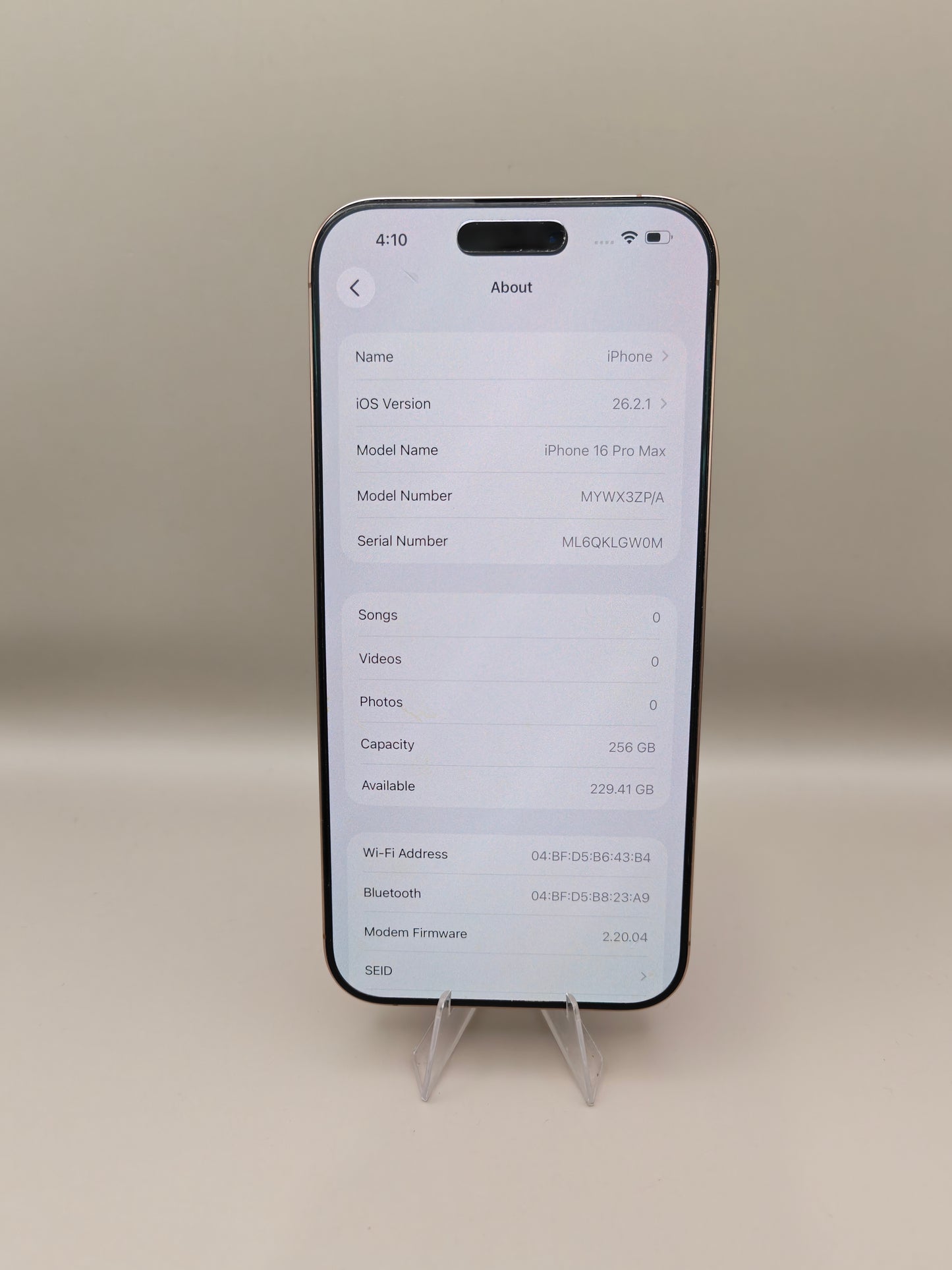 iPhone 16 Pro Max 256gb